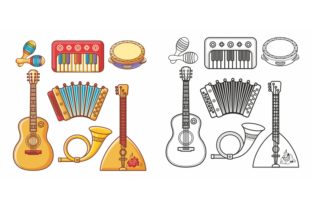 Download Musical Toy. Design Elements Set - Premium Bundle