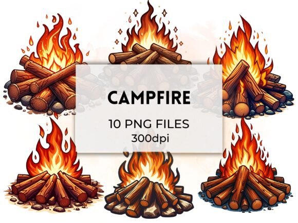 Download Campfire Clipart PNG Bonfire Graphics - Fire Collection