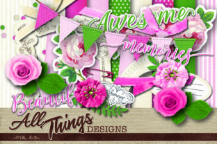Download Coming Up Roses Digital Scrapbook Kit - Rose Collection