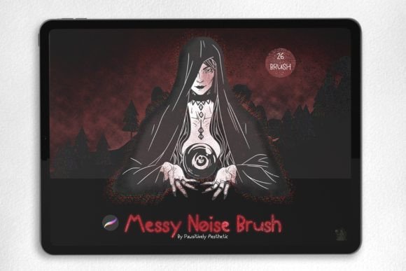Download Premium Grainy Brush Set for Procreate - Premium Collection