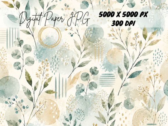 Download Sage Green Vintage Floral Rose Pattern - Rose Collection