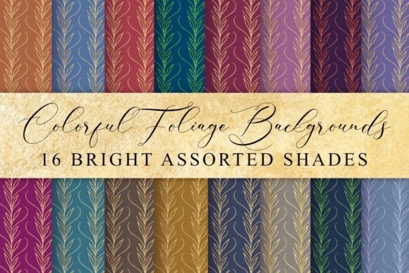 Download Elegant Stylized Botanical Backgrounds - Elegant Collection