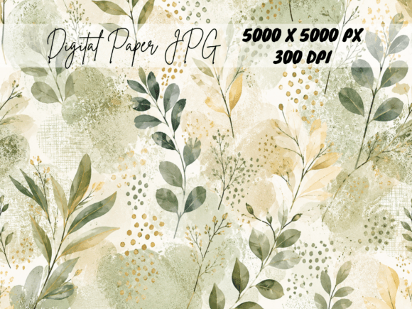 Download Sage Green Vintage Floral Rose Pattern - Rose Collection