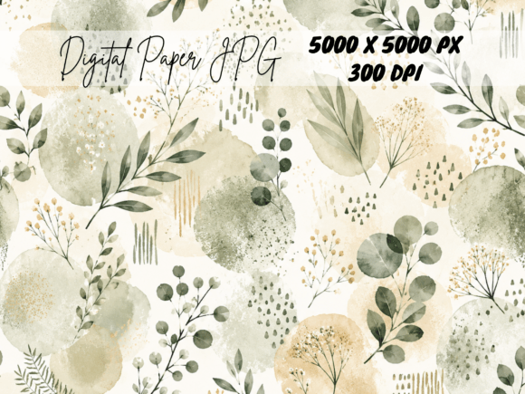 Download Sage Green Vintage Floral Rose Pattern - Rose Collection