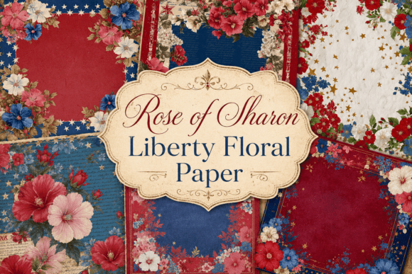 Download Rose of Sharon Liberty Floral Paper - Rose Collection